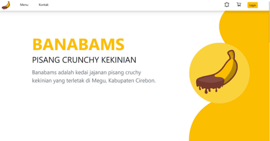 Banabams - E-commerce platform for local products with modern UI/UX