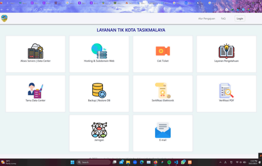 Helpdesk TIK - IT helpdesk management system for Diskominfo Kota Tasikmalaya